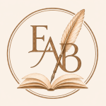 Logo site E A Bailly avec fond #F8F0E8